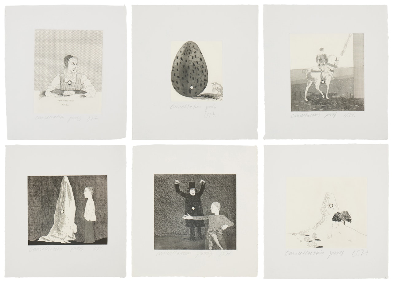 Illustrations for Six Fairy Tales from the Brothers Grimm (Scottish Arts Council 70-108; Museum of Contemporary Art Tokyo 67-105) by David Hockney