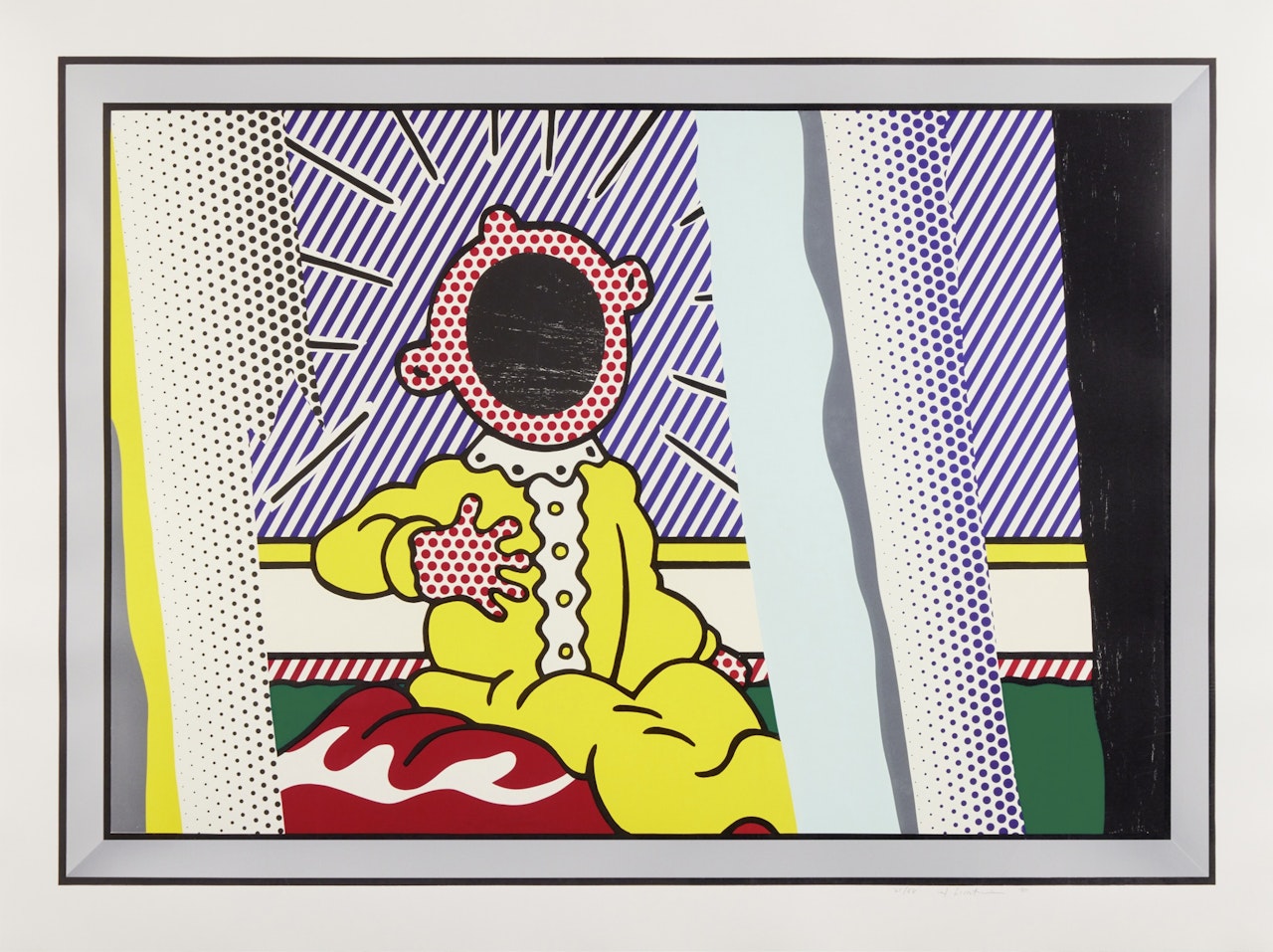 Reflections on the Scream , from the Reflections series (Corlett 243; RLCR 3960) by Roy Lichtenstein