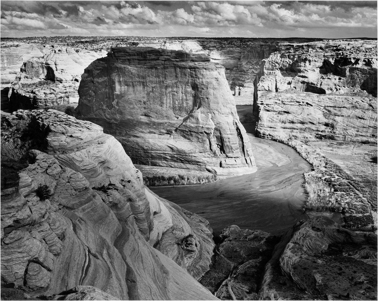 "Canyon de Chelly National Monument, Arizona" by Ansel Adams