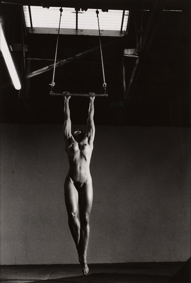 "Lisa Lyon in her Studio, Venice, California" by Helmut Newton