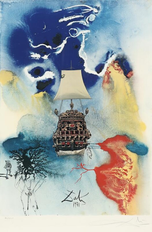 “Man and Sea” by Salvador Dali