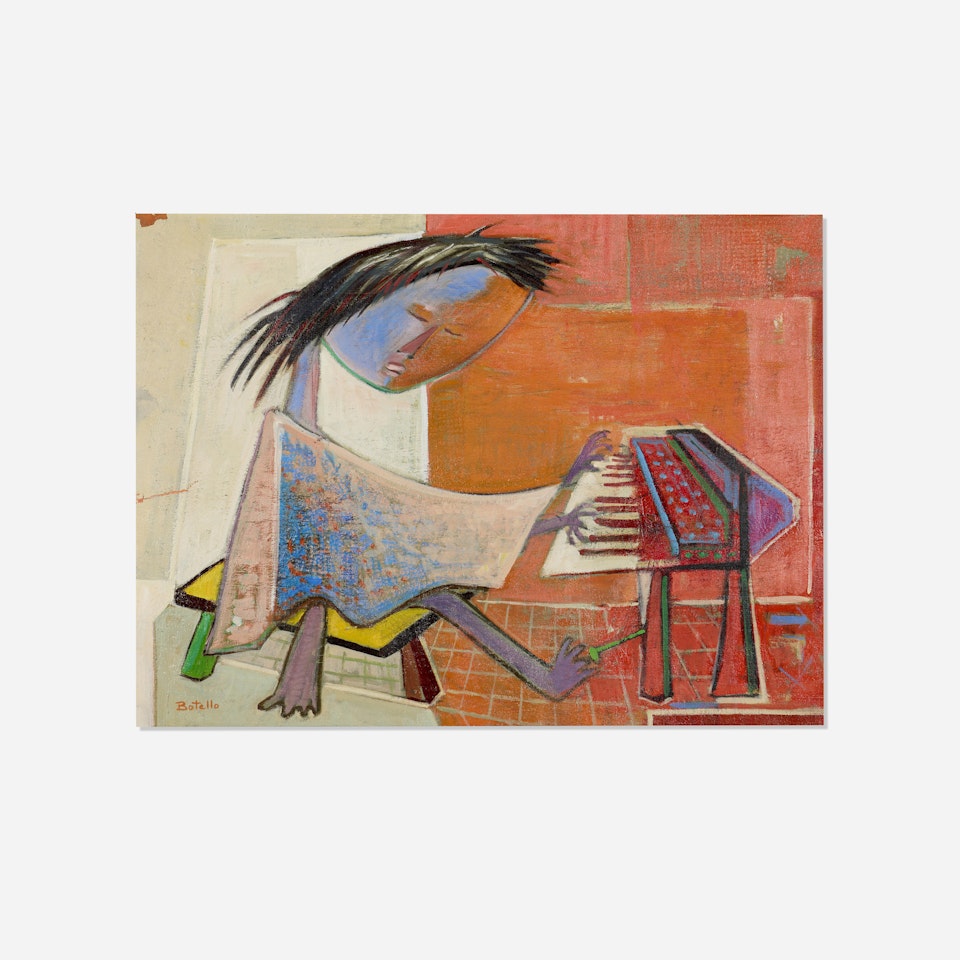 Le Piano by Angel Botello