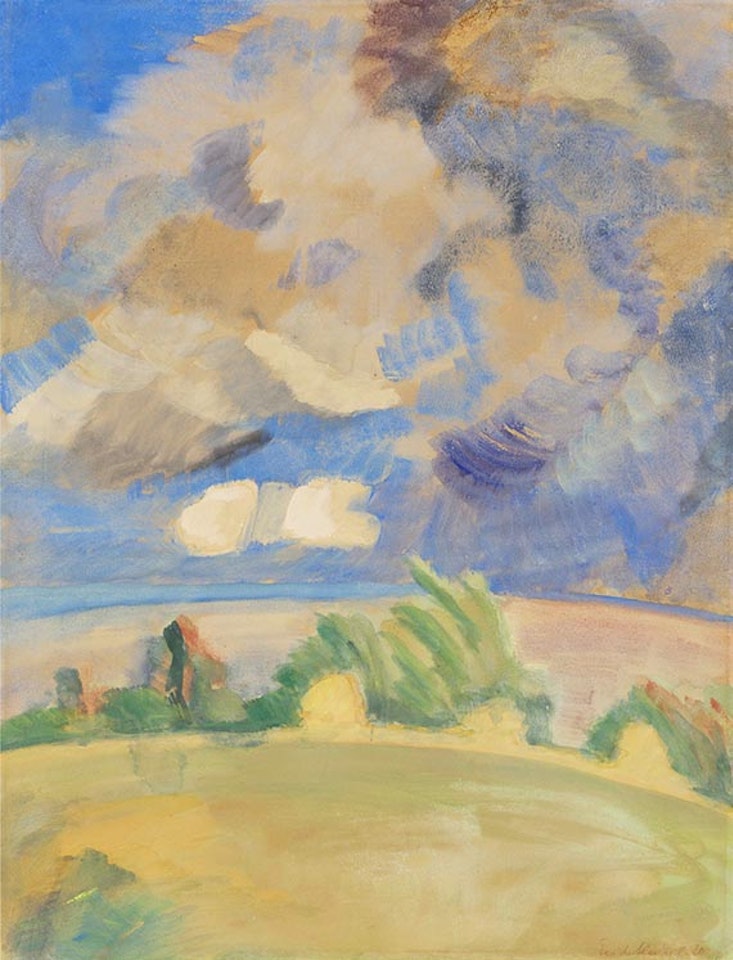 Gewitter über Angeln by Erich Heckel