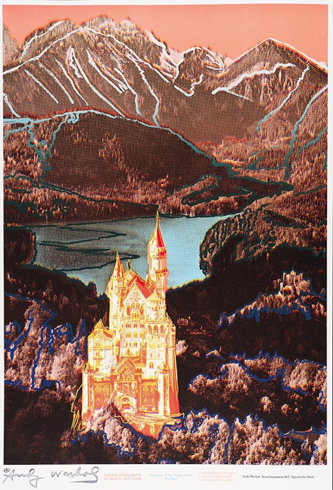 Neuschwanstein by Andy Warhol