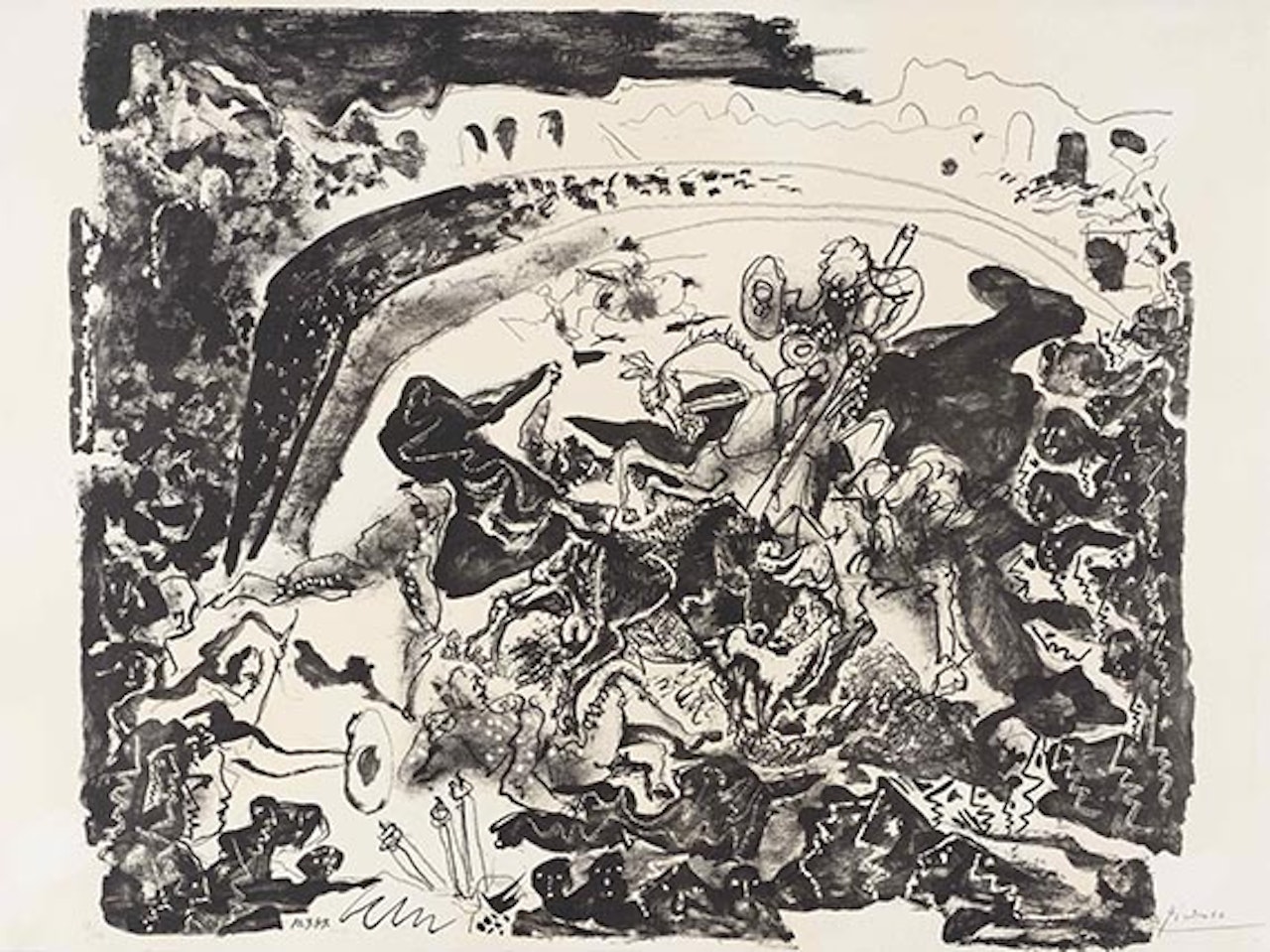 La grande corrida by Pablo Picasso