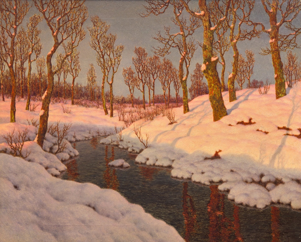November Evening by Ivan Fedorovich Choultse
