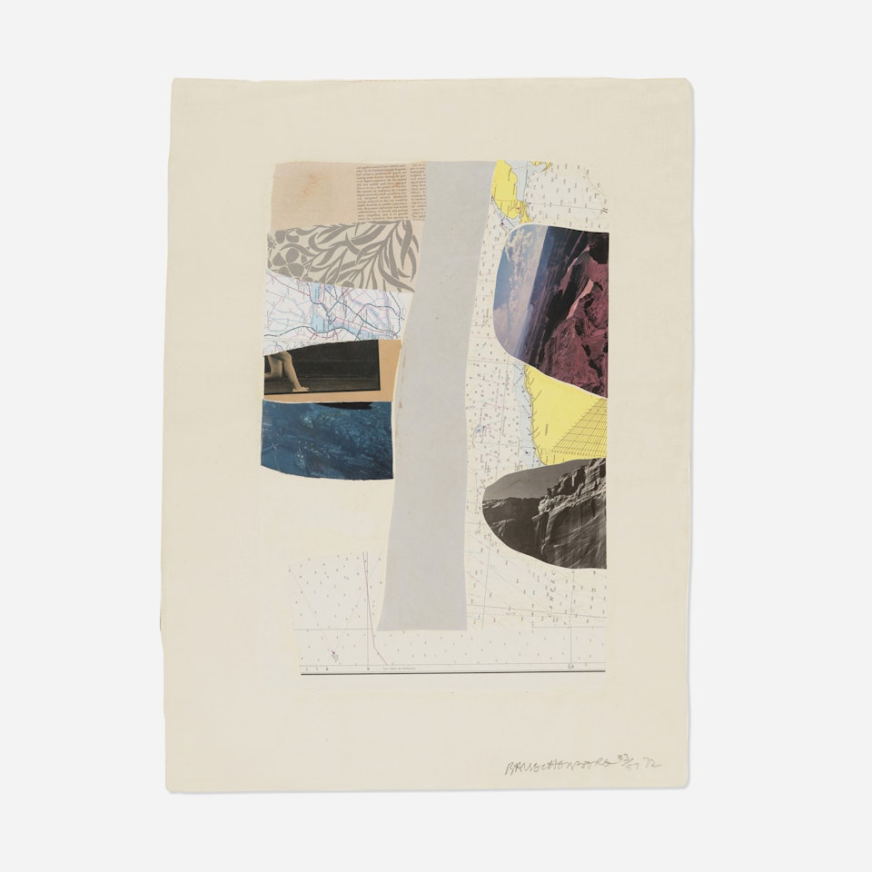 Composition (from Tares series) by Robert Rauschenberg