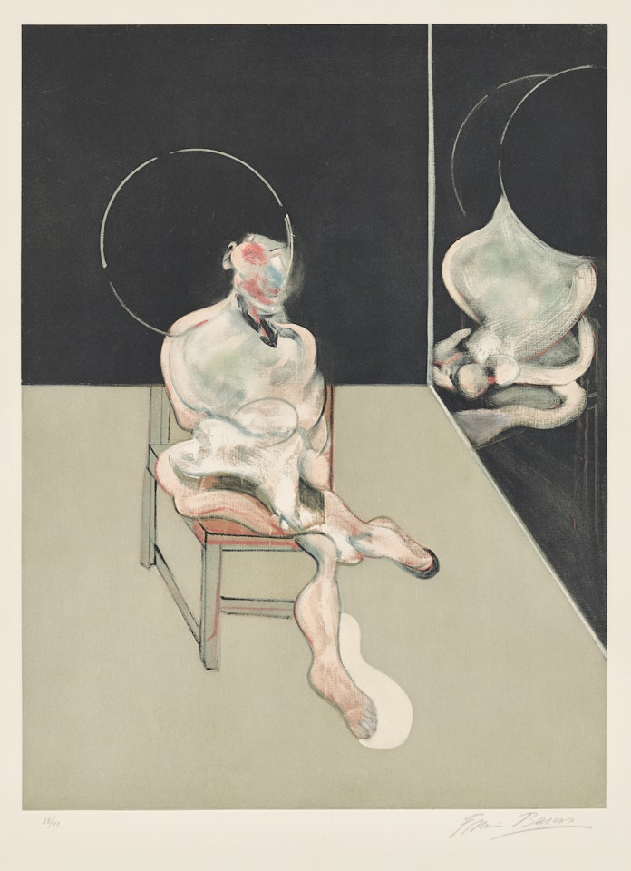 Seated Figure (S. 5) by Francis Bacon