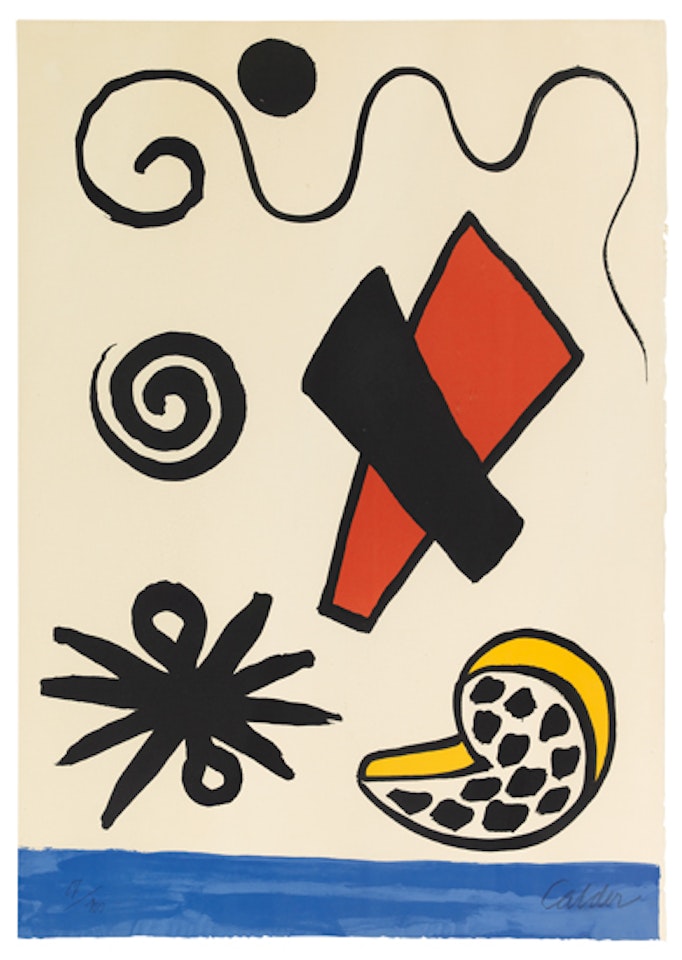 Composition (Seascape with Forms in the Sky) by Alexander Calder