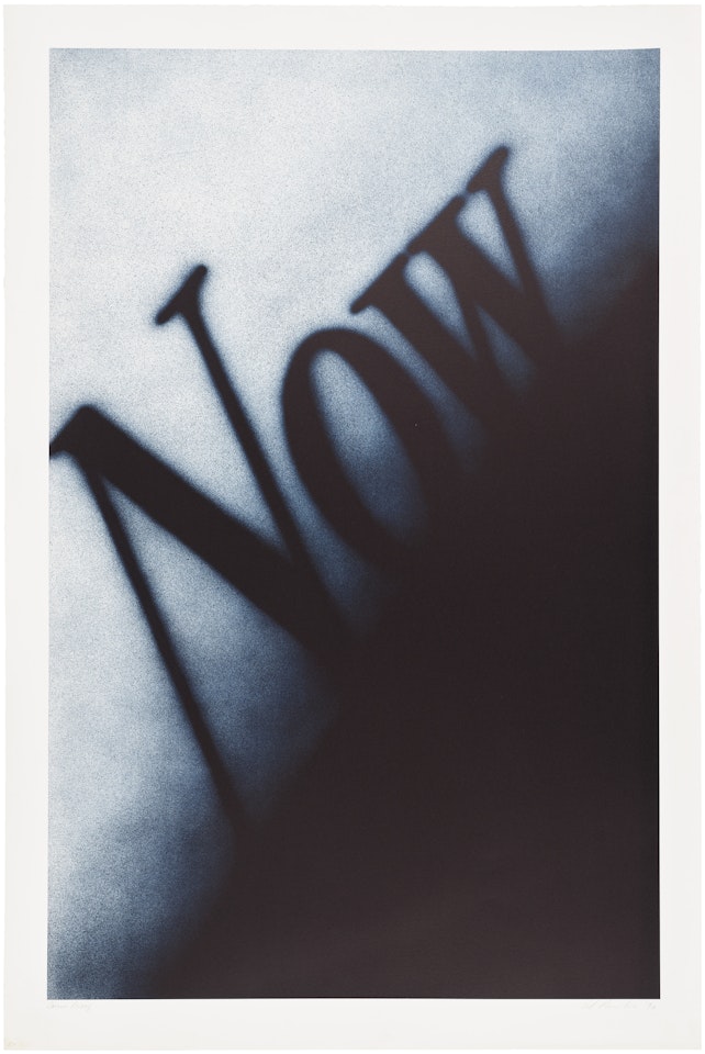 Now (C. p. 350, E. 201) by Ed Ruscha