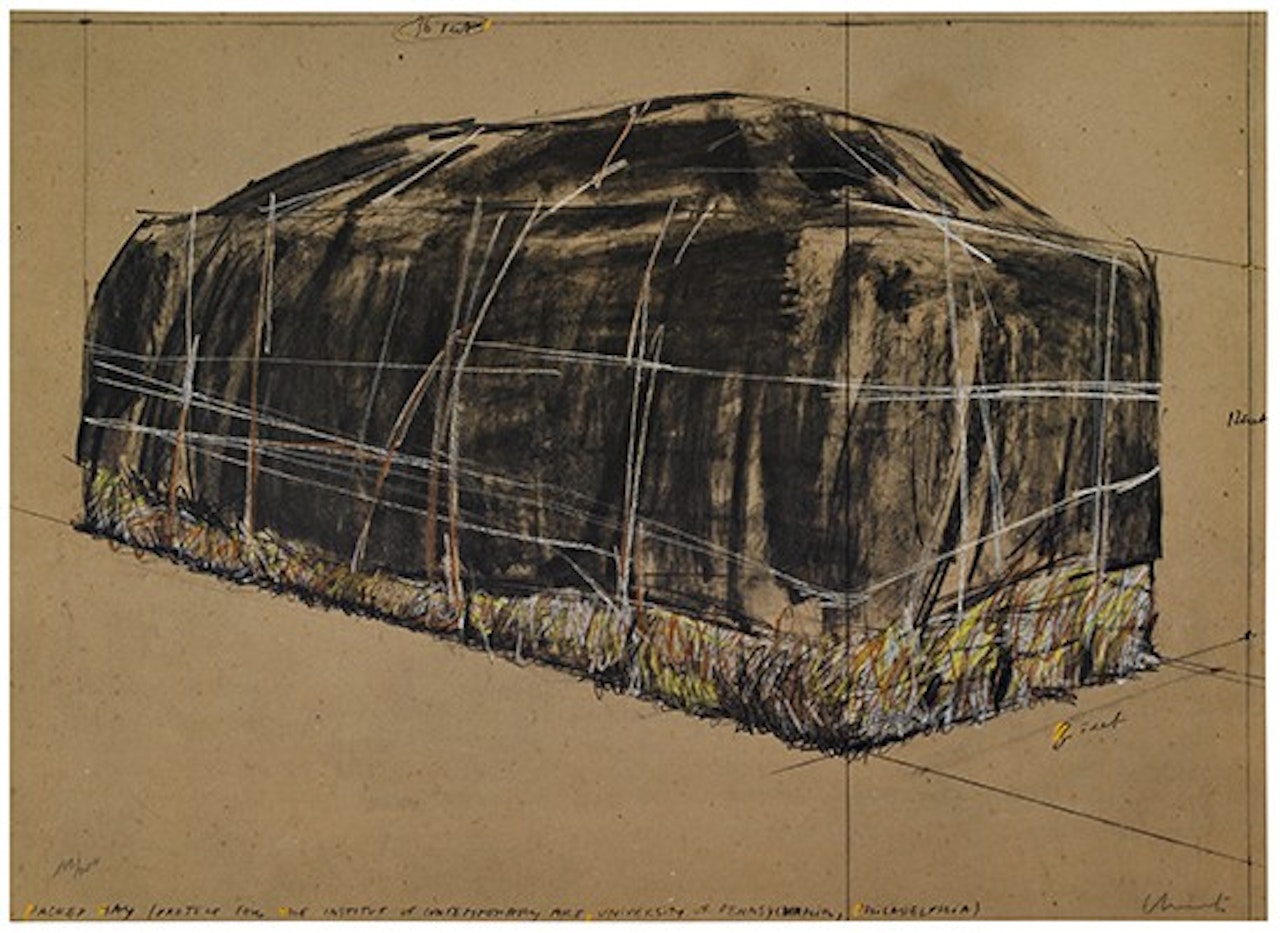 Packed Hay, Project for the Institute of Contemporary Art, Philadelphia by Christo