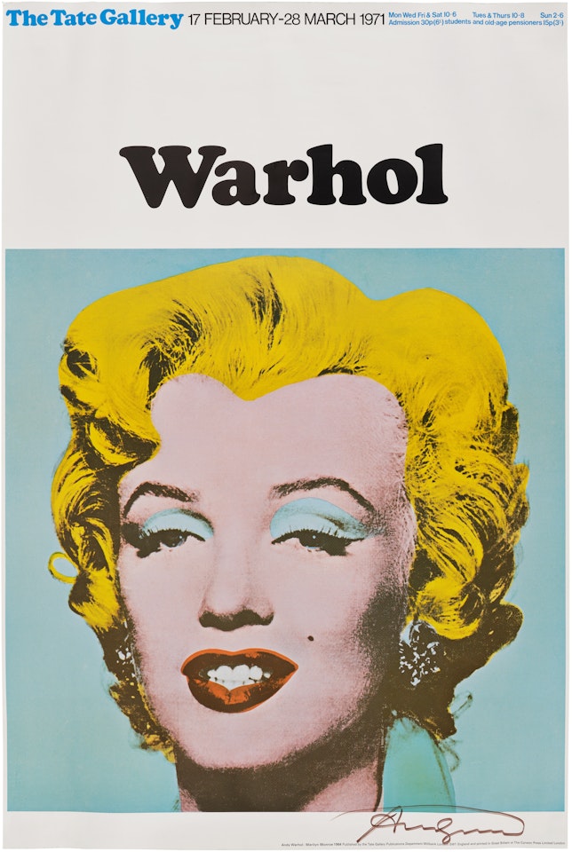 "Andy Warhol" Exhibition Poster by Andy Warhol
