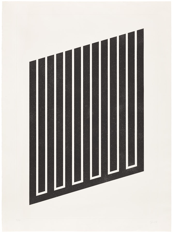 Untitled: one plate (S. 100) by Donald Judd