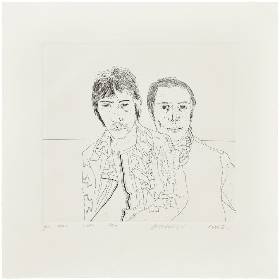 Ossie and Mo (S.A.C. 66, M.C.A.T. 64) by David Hockney