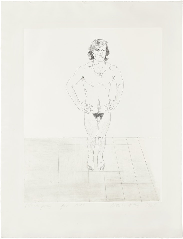 Peter Nude (S.A.C. 110, M.C.A.T. 107) by David Hockney