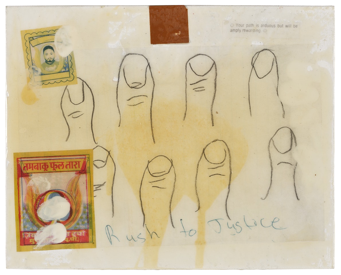 Rush to Justice by Donald Baechler