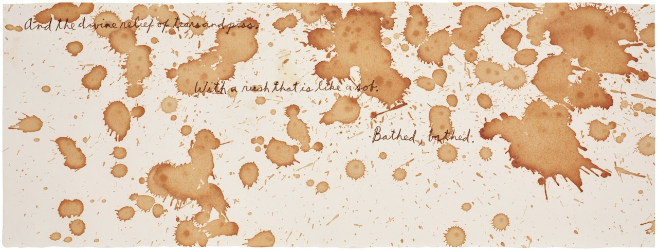 No Title (And the divine…) by Raymond Pettibon