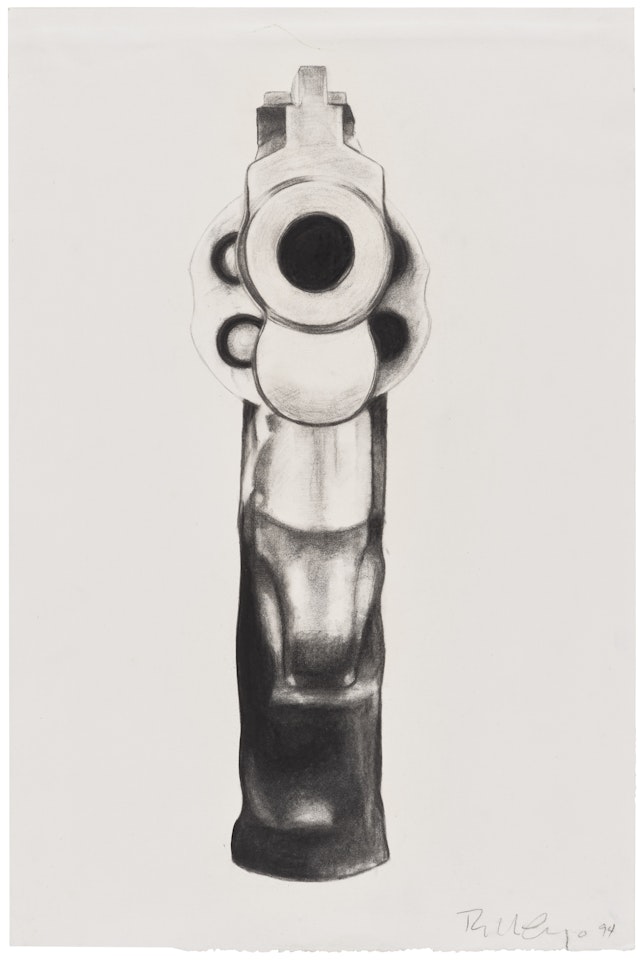 Untitled (.38 Special) by Robert Longo