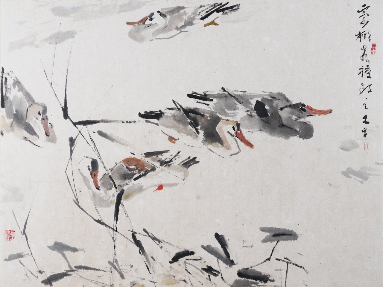 Ducks by Chen Wen Hsi