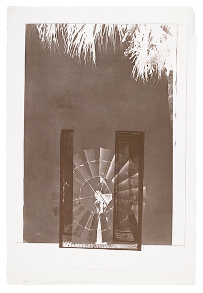 Glacial Decoy Series: Etching II by Robert Rauschenberg