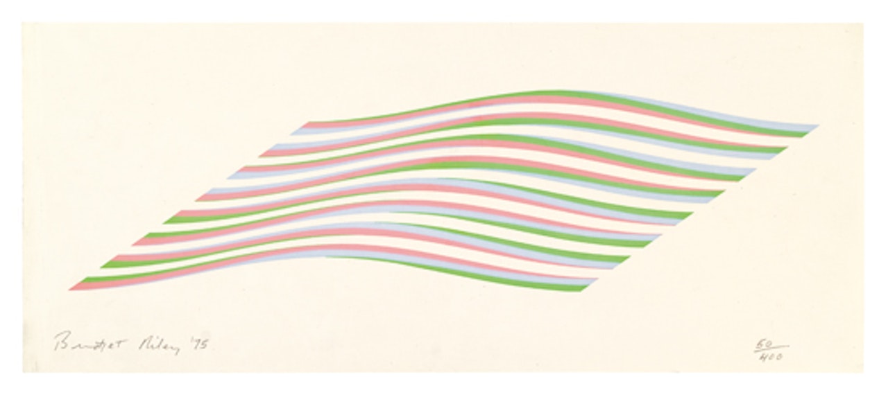 Waves by Bridget Riley