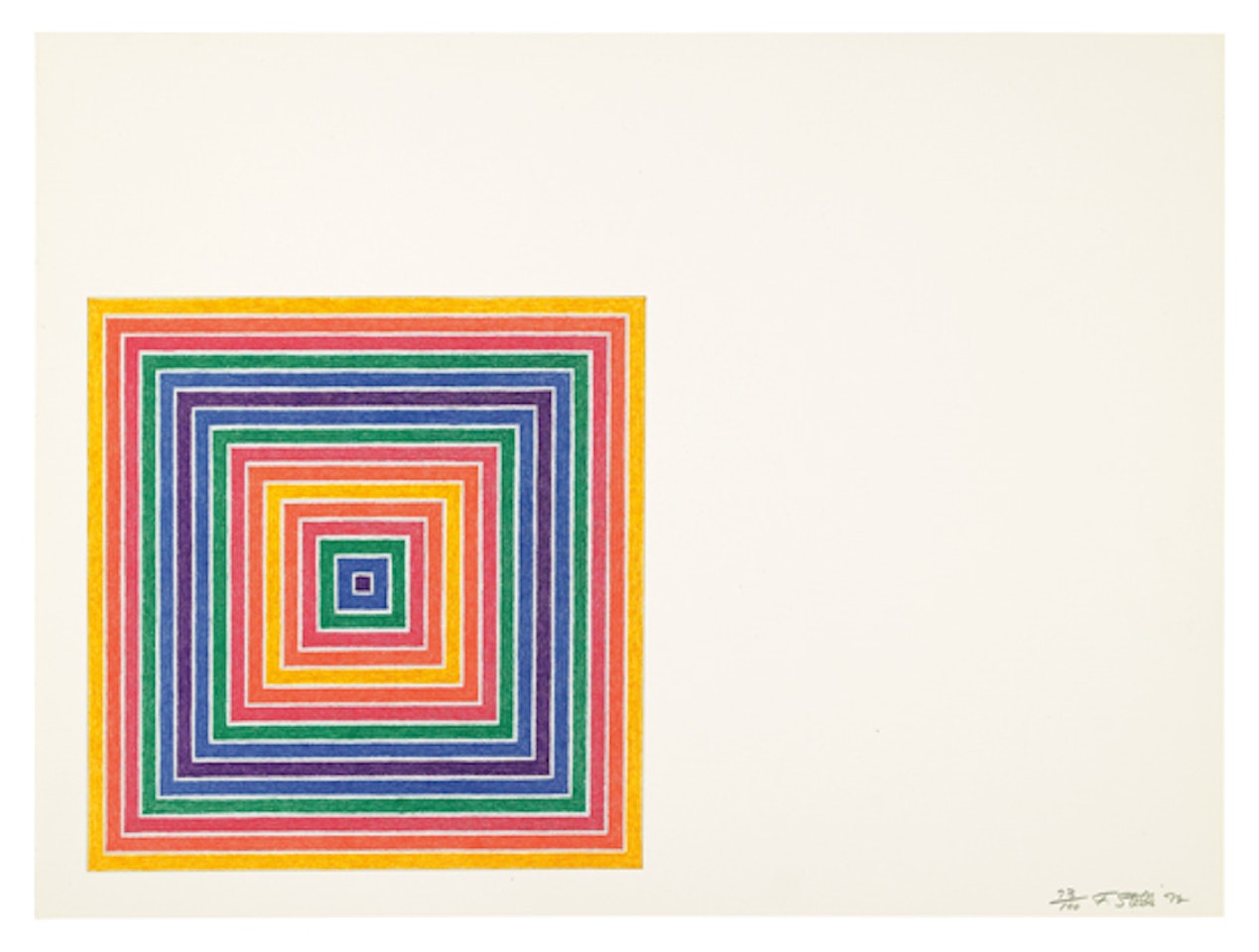 Louisiana Lottery Co by Frank Stella