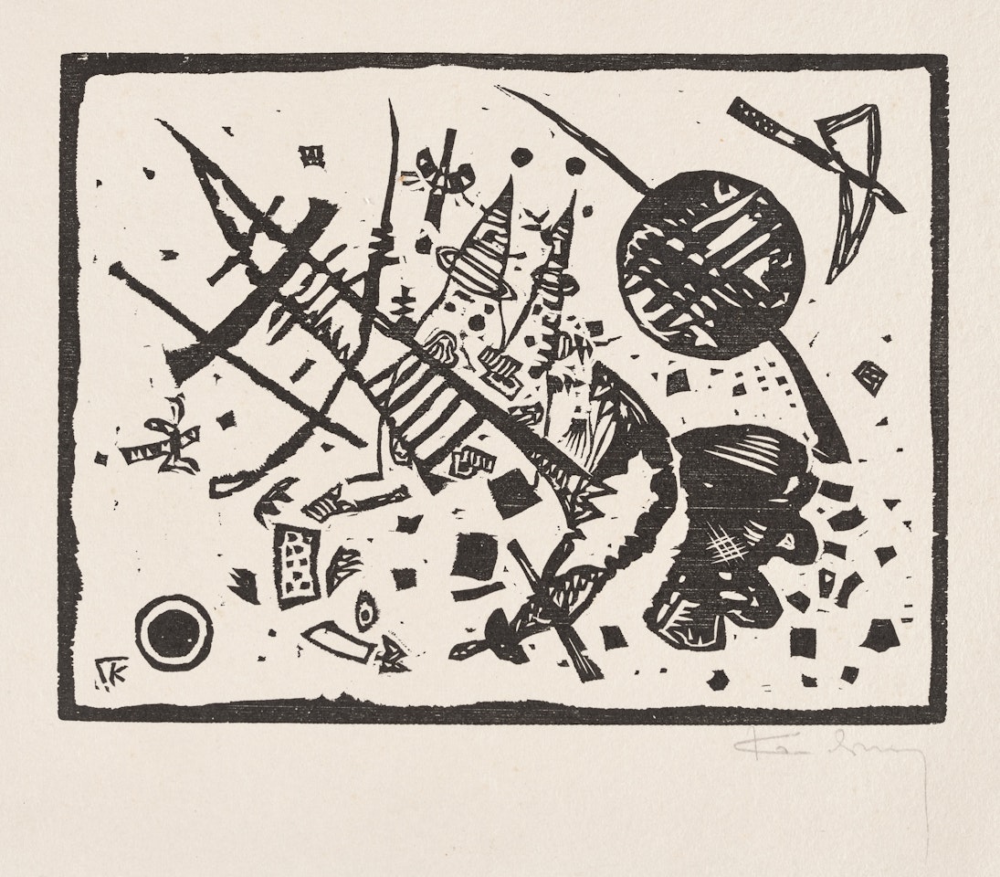 Holzschnitt für die Ganymed-Mappe, from Der Dritten Ganymed-Mappe (Woodcut for the Ganymede Portfolio, from The Third Ganymede Portfolio) (R. 181) by Wassily Kandinsky