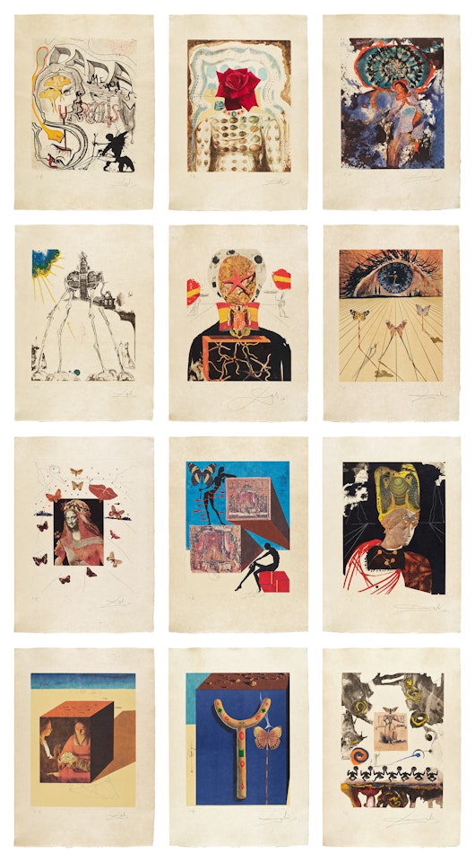 Memories Of Surrealism (M. & L. 494-505) by Salvador Dali