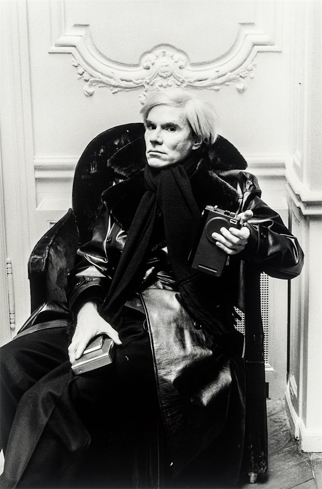 Andy Warhol, Paris by Helmut Newton