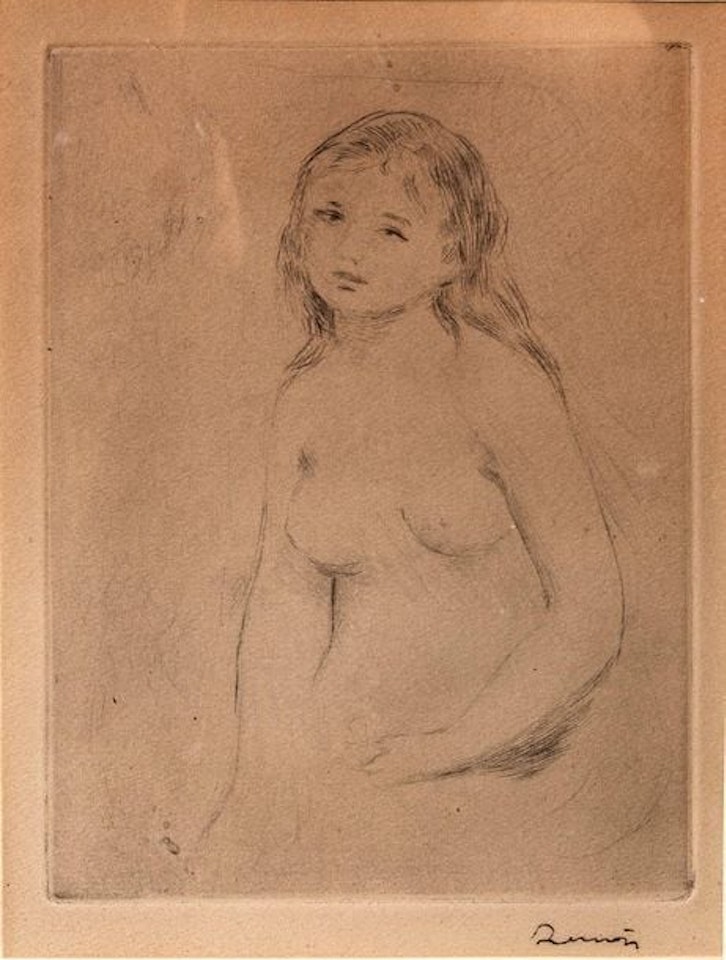 Study for a bather by Pierre-Auguste Renoir