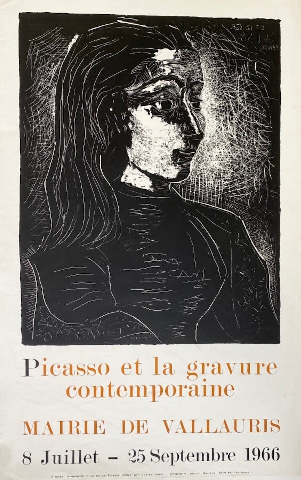 Picasso and Contemporary Engraving, Vallauris Town Hall, July 8-September 25, 1966 by Pablo Picasso