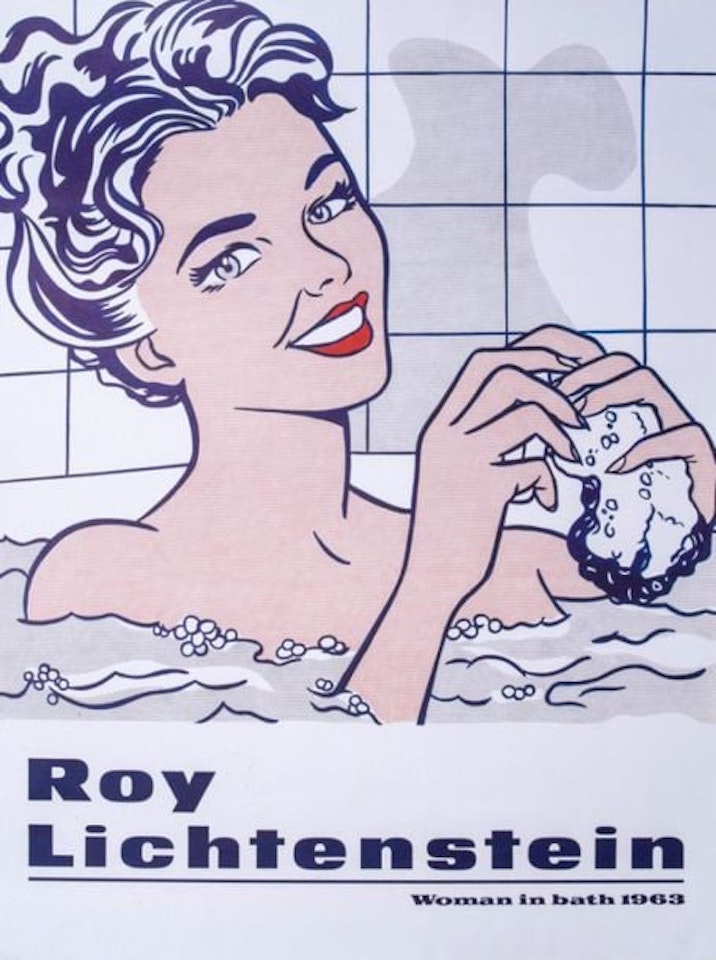 Woman in bath by Roy Lichtenstein
