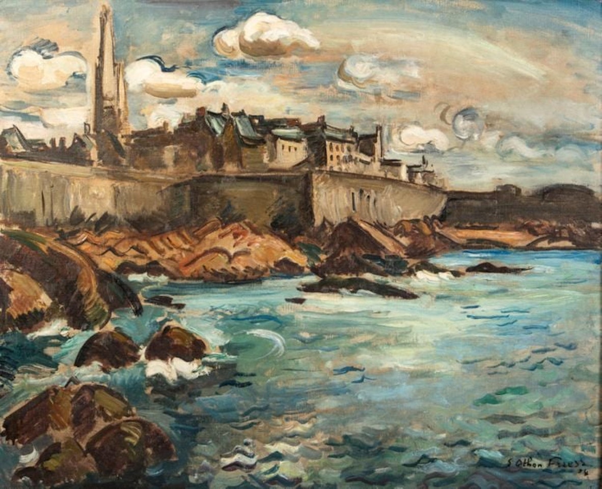 View of Saint-Malo by Othon Friesz