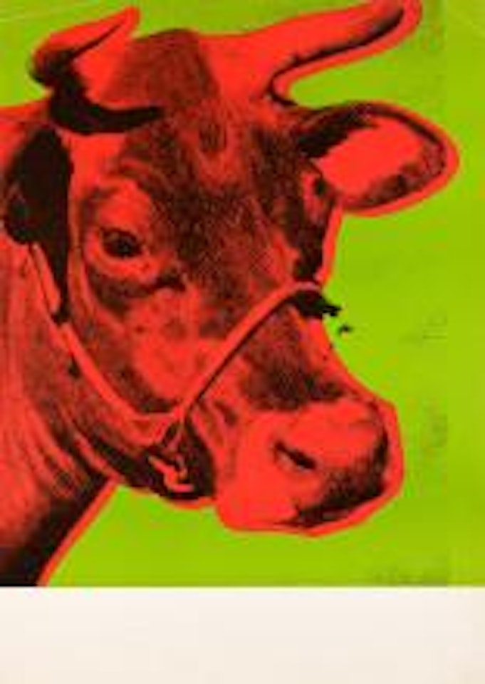 Cow. by Andy Warhol