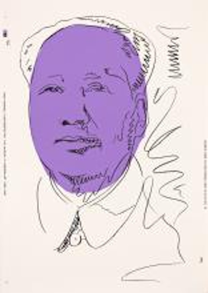 Mao. by Andy Warhol