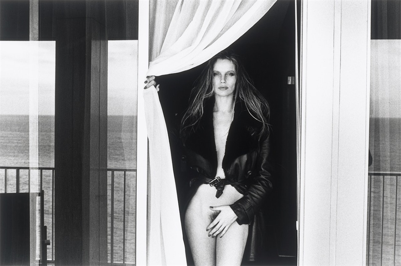 Veruschka in Nizza. by Helmut Newton