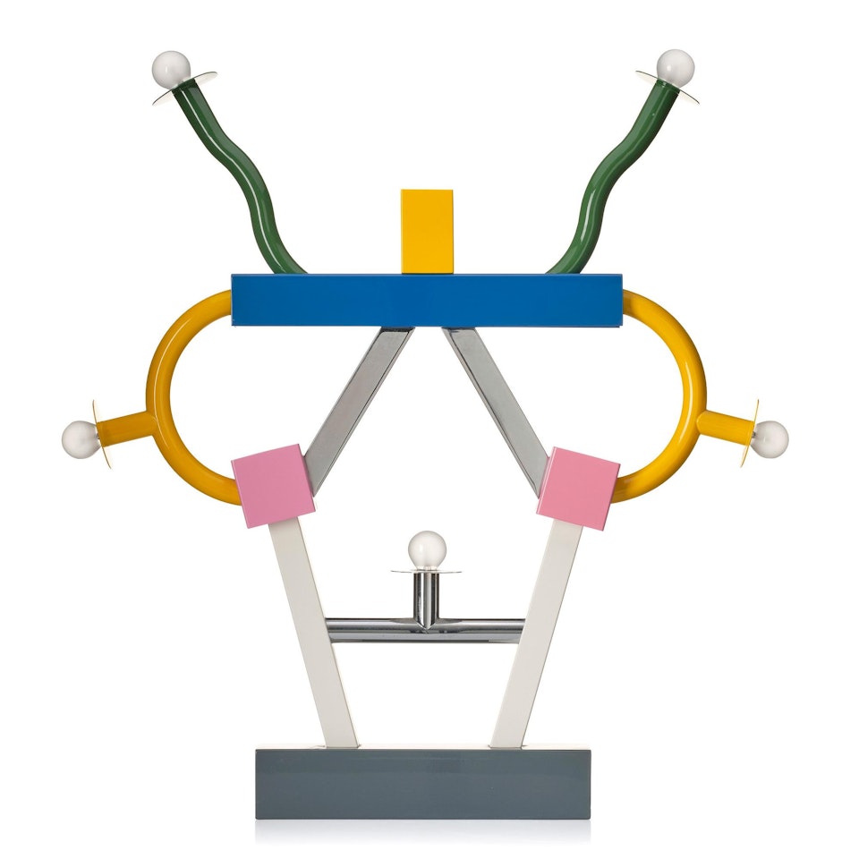 An "ashoka" table lamp by Ettore Sottsass