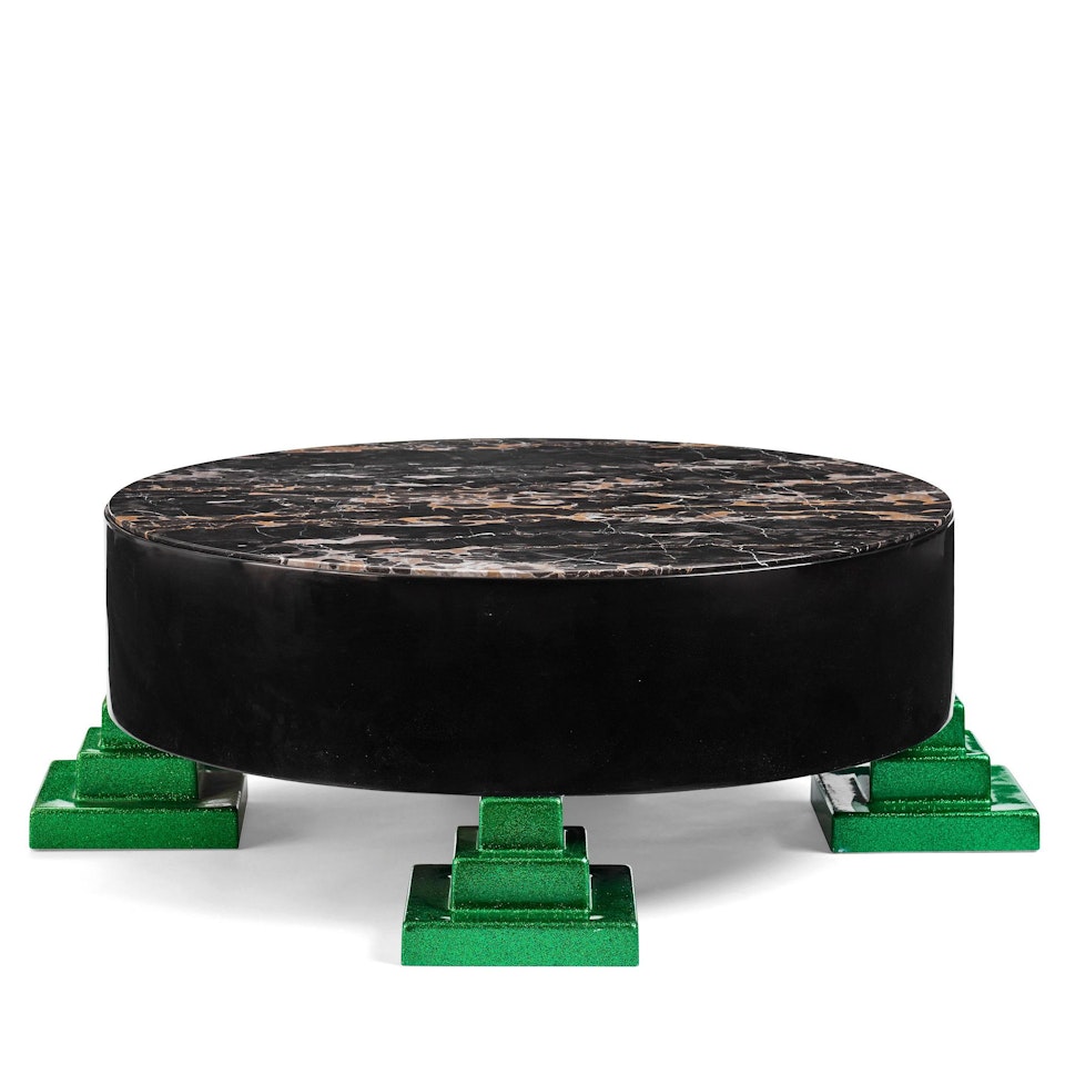 A "park lane" coffee table by Ettore Sottsass