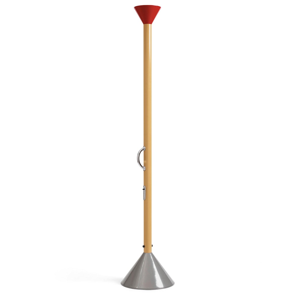 A floor lamp by Ettore Sottsass
