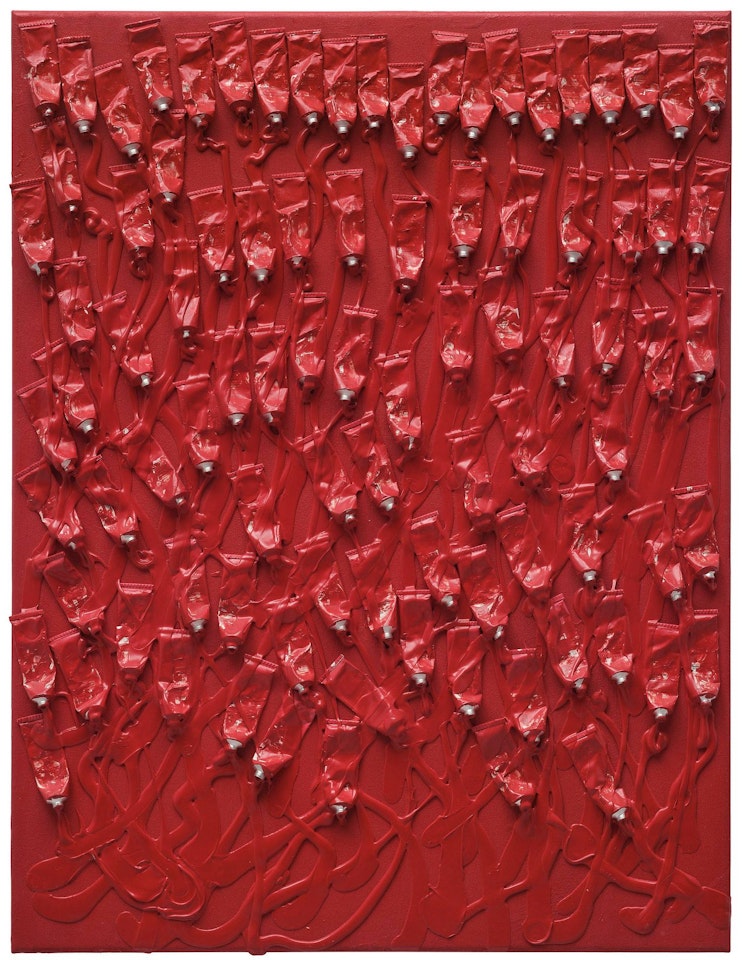 Monochrome accumulation no. 5007 by Arman