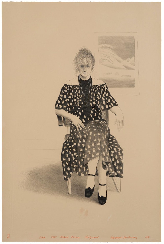 Celia by David Hockney