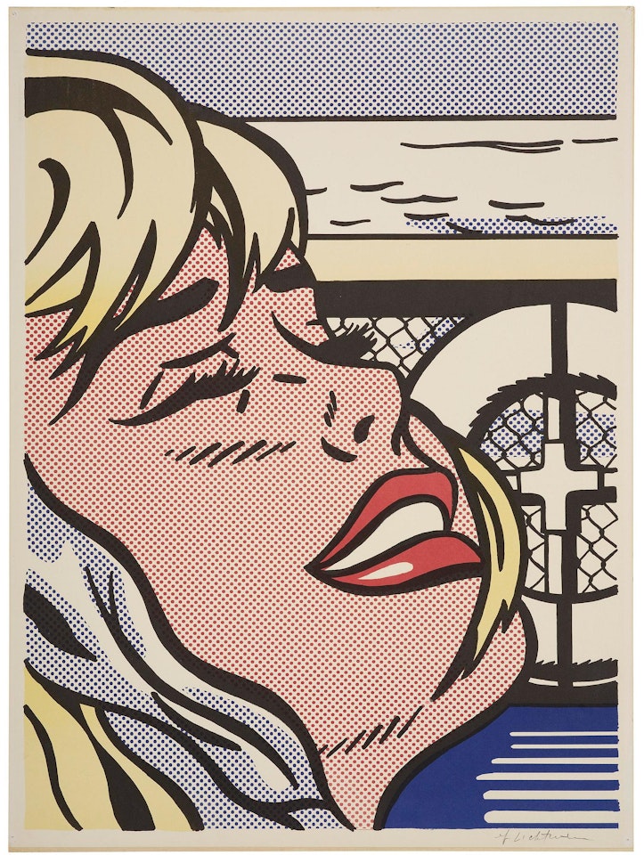Shipboard girl by Roy Lichtenstein