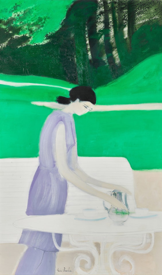 Le thé en septembre by André Brasilier