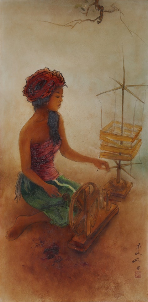 The Weaver by Lee Man Fong