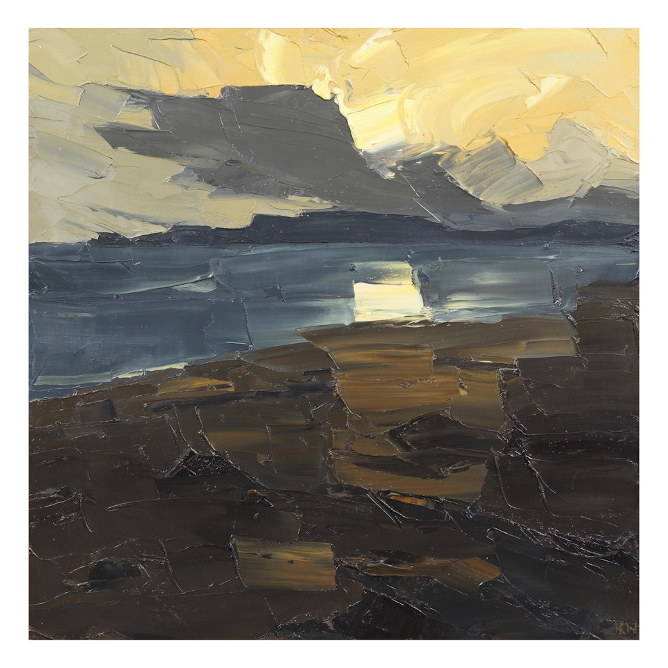 Anglesey Coast, Evening by Kyffin Williams
