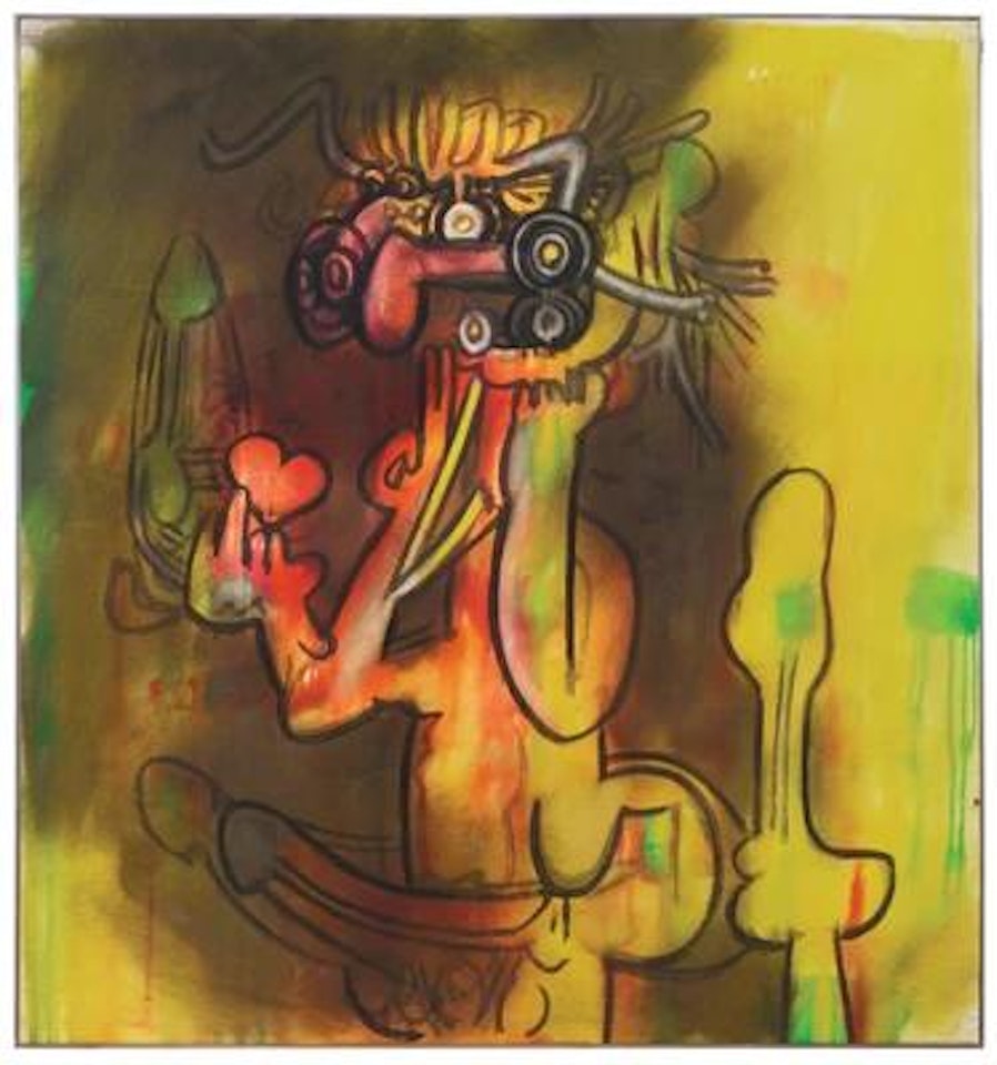 Sans Titre (Le cœur dans la main) by Roberto Matta