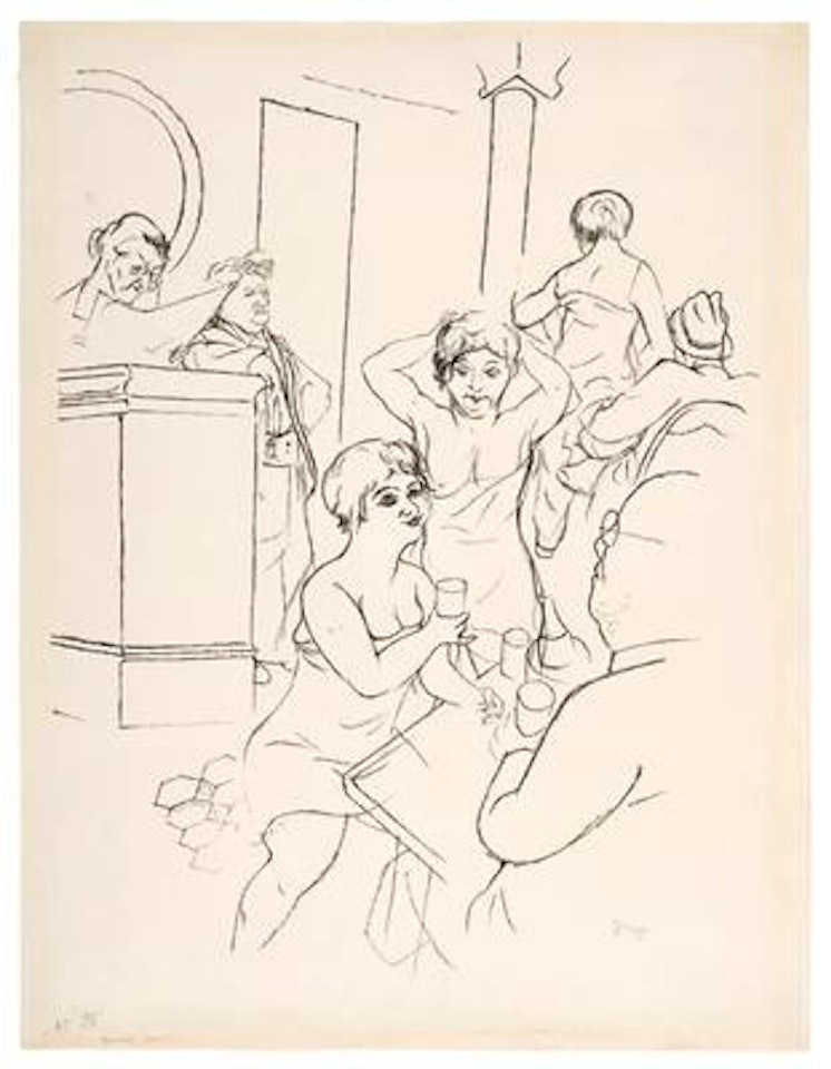 Bordell by George Grosz