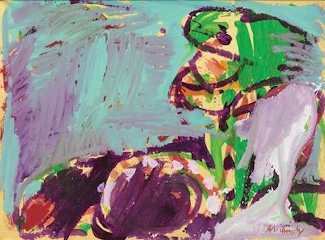 L"autre lenteur by Pierre Alechinsky