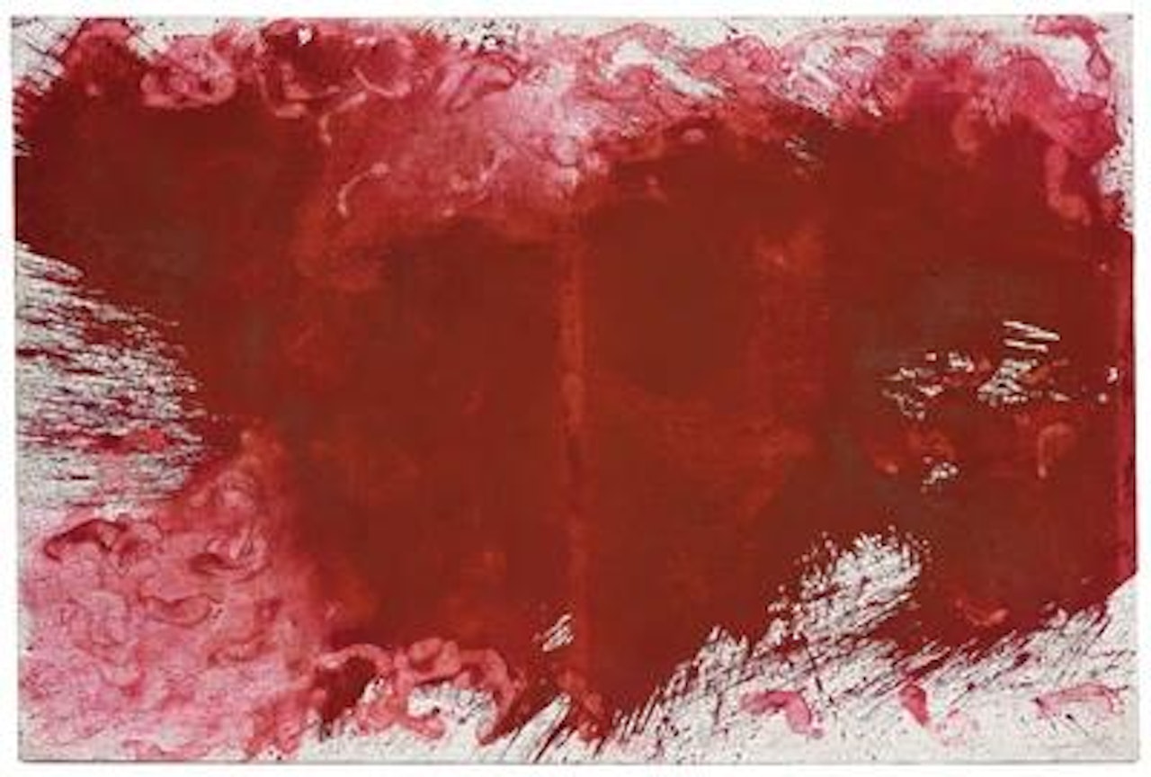 Splatter painting by Hermann Nitsch