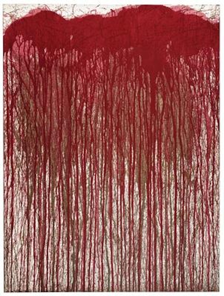 Schüttbild (Splatter Painting) by Hermann Nitsch